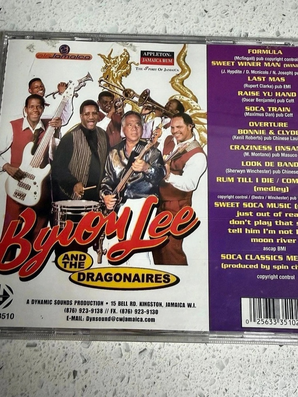 Byron Lee and the Dragonaires Sweet Music CD Like New